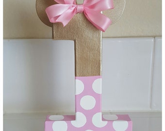 Minnie mouse inspired photo prop, minnie mouse birthday decorations, Age photo props, paper mache number 8", Photo prop, birthday photos