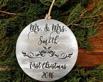 Christmas Ornament, First Christmas, Christmas Gift, Stocking Stuffer, Our First Christmas