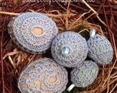 Crochet Easter egg nest, Easter egg decor, blue Easter egg nest, papermache crochet eggs, lace Easter eggs, crochet Easter nest, Easter gift Crochet Easter egg nest, Easter egg decor, blue Easter egg nest, papermache crochet eggs, lace Easter eggs, crochet Easter nest, Easter gift