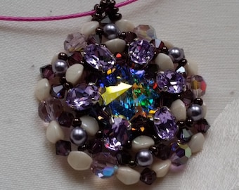 pendant "Violetta" crystal swarovski
