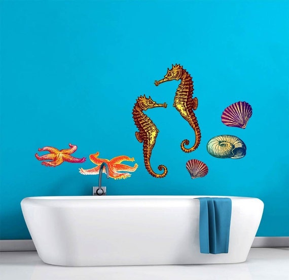Sea Life Underwater World Scene Wall Decal