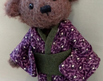 OOAK Artist mohair bear/ Ours d'artiste en mohair