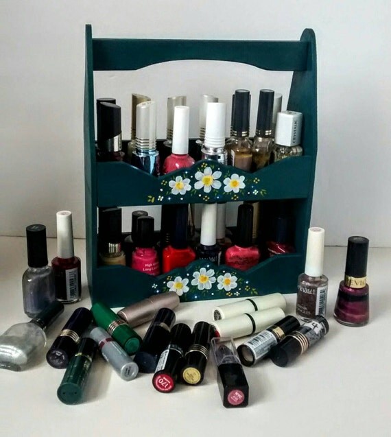 NAIL Polish/LIPSTICK Portable Caddy Organizer. by ChicosDesign