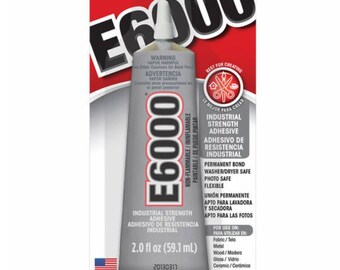 E6000 | All Purpose | Industrial Strength | Permanent | Craft Adhesive | 2.0 Oz.
