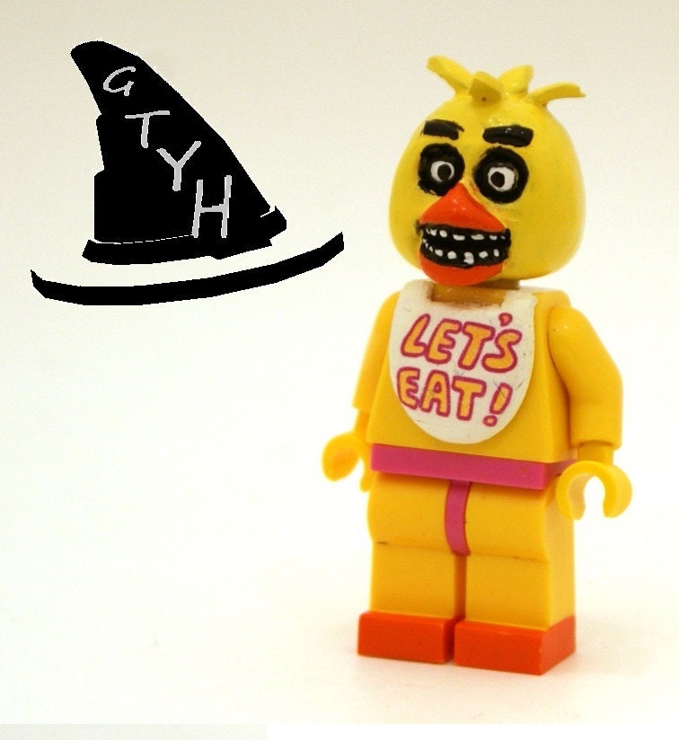 Withered TOY Chica : Custom LEGO Five by GandalfTheYellowHead