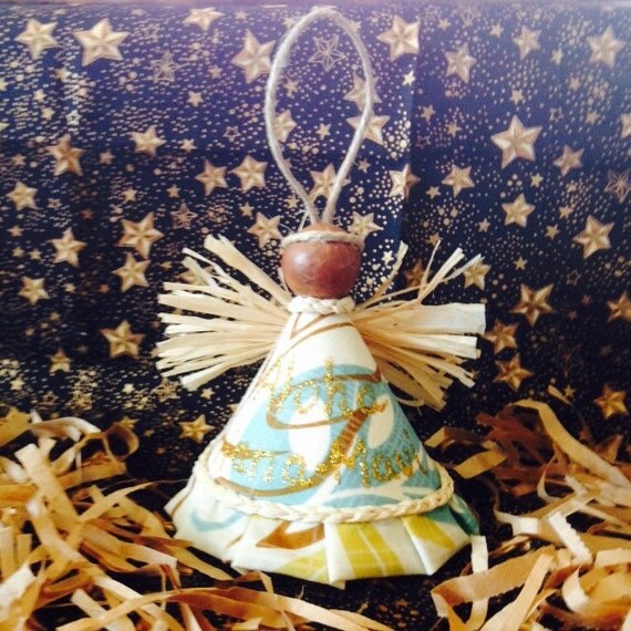 hawaiian guardian angel christmas tree ornament hawaiian guardian angel christmas tree ornament