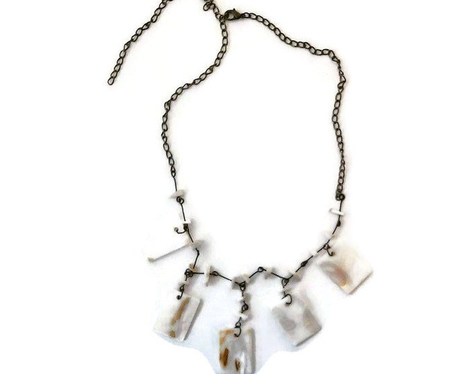 boho shell necklace/ shell necklace set/ boho necklace set/ boho shell earrings set/white shell necklace set / white shell set