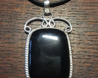 black onyx pendant necklace black onyx pendant necklace