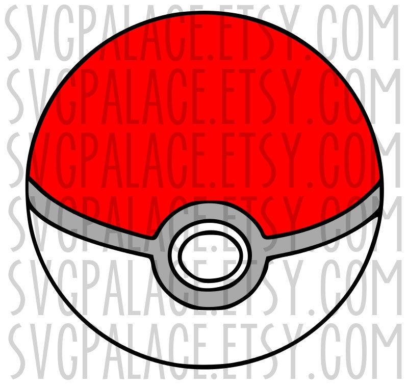 Pokemon Pokeball SVG Cut File. Cricut Explore. SCAL. MTC.