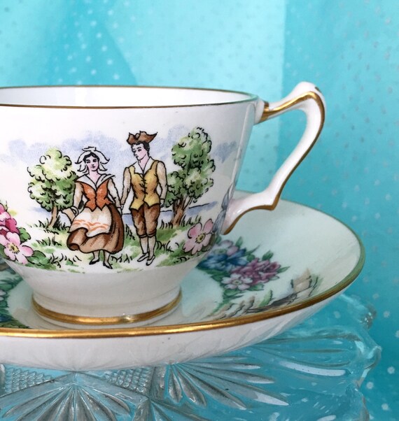 Unique Tea Cups Evangeline's Acadian Gardens by Crown