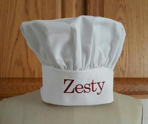 Chef Zest Hat Unisex Chef Hat Restaurant Chef Hat Name Chef zest hat unisex chef hat restaurant chef hat name