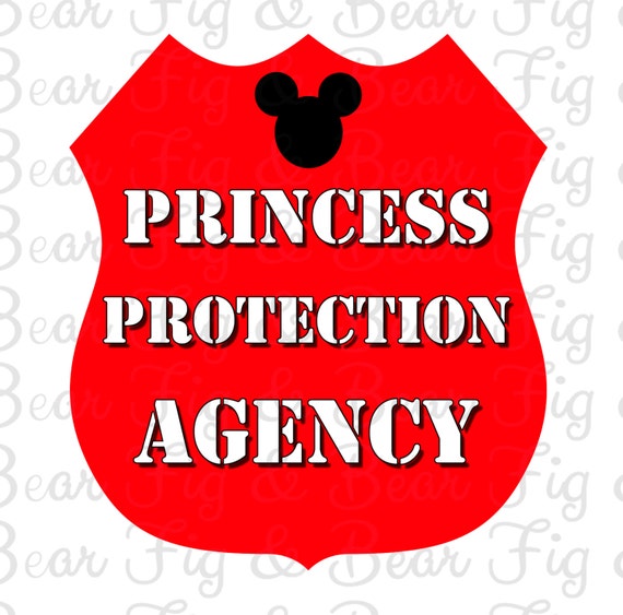 Disney Princess Protection Agency Shirt Iron On Transfer