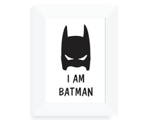 Unique i am batman related items | Etsy