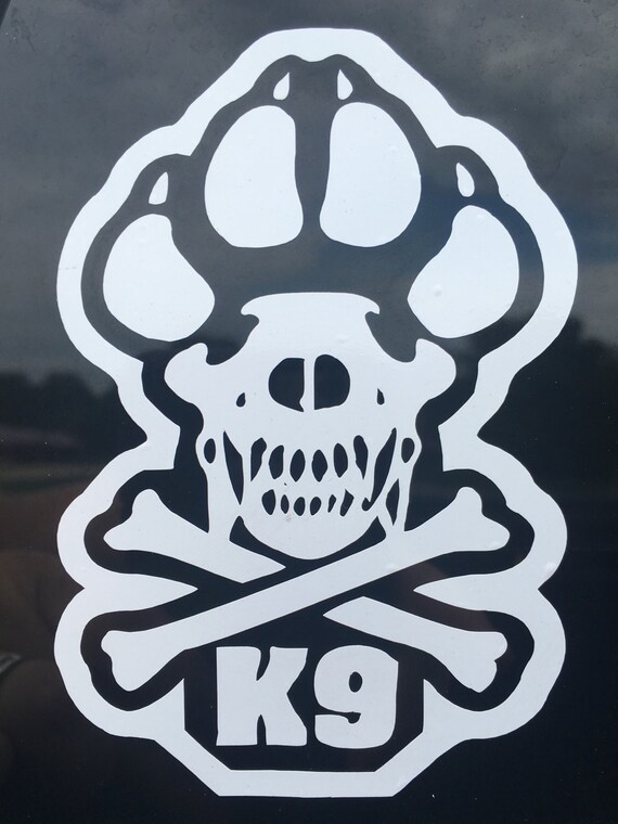 K9 car decal