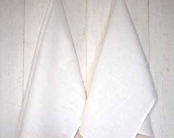 Linen Tea Towel, Linen Kitchen Towel, Natural Linen Dish Towel, Rustic Tea Towel, White Kitchen Linen