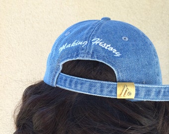 Making History Denim Baseball Cap