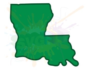 Louisiana SVG Files for Cutting Southern Cricut State Designs - SVG Files for Silhouette - Instant Download