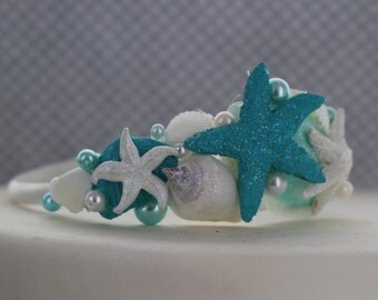 Seashell and Starfish Bridal Headband/