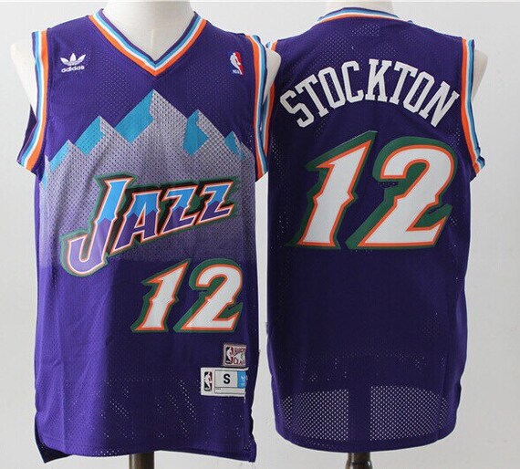 John Stockton Utah Jazz Jersey by SuperbCollections on Etsy