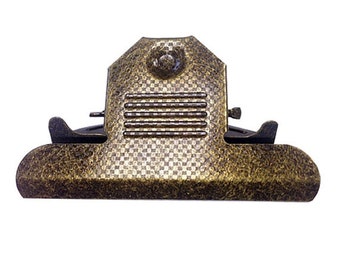 Old Fashion Clipboard Clip - Large Checkered Antique Style Clipboard Clip - Paper Clipboard Clip