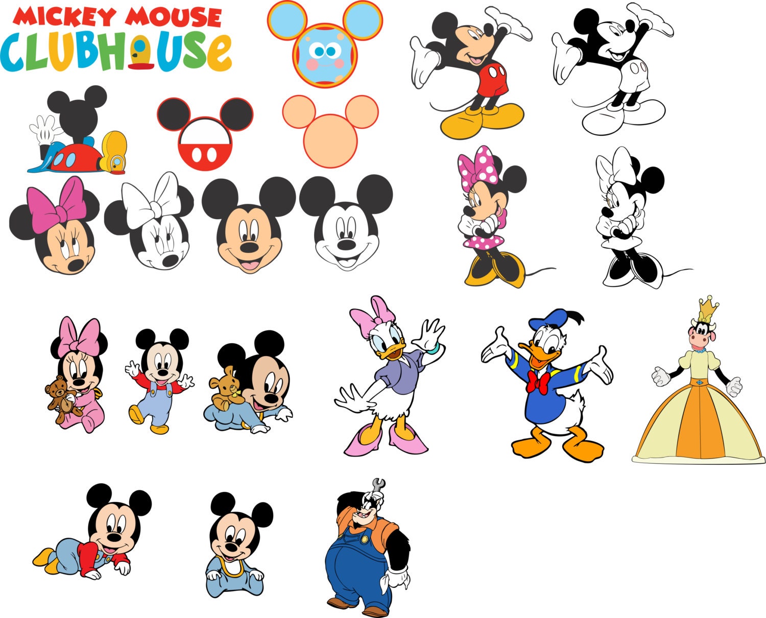 Download Mickey Mouse Clubhouse SVG for Cricut