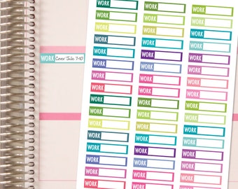 Planner Stickers - Work Stickers - Fits Erin Condren and Happy Planner