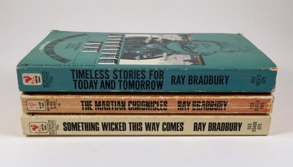 Vintage Books Ray Bradbury Science Fiction Paperbacks