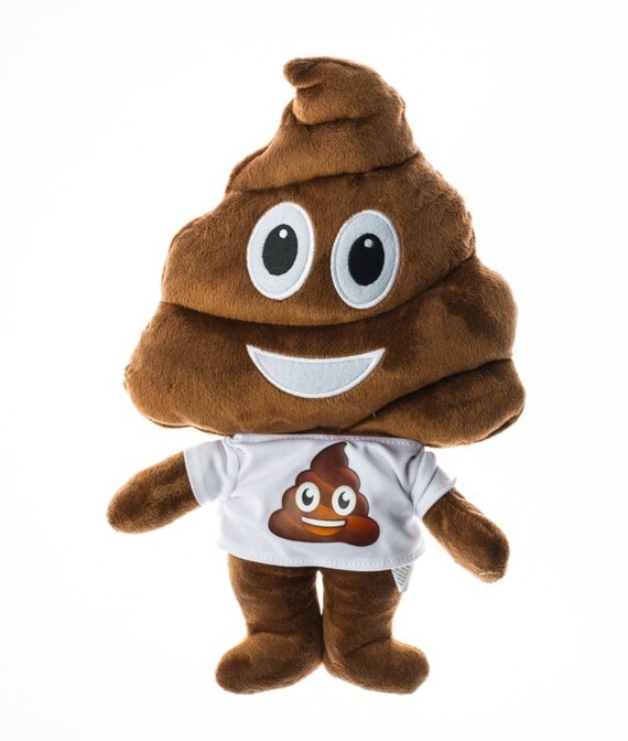 poop emoji pillow