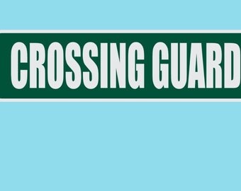 Crossing guard sign | Etsy