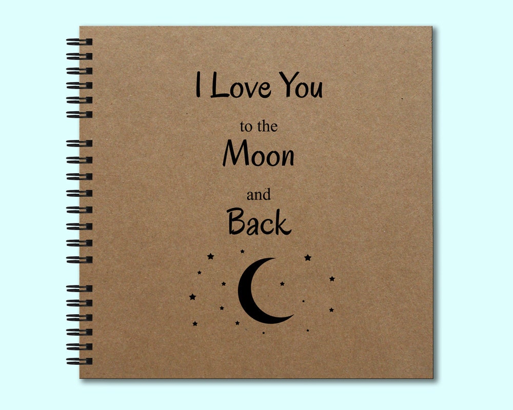 I Love You To The Moon And Back Hardcover Book Square