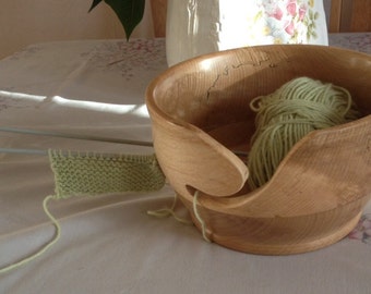 Wooden Yarn Bowl