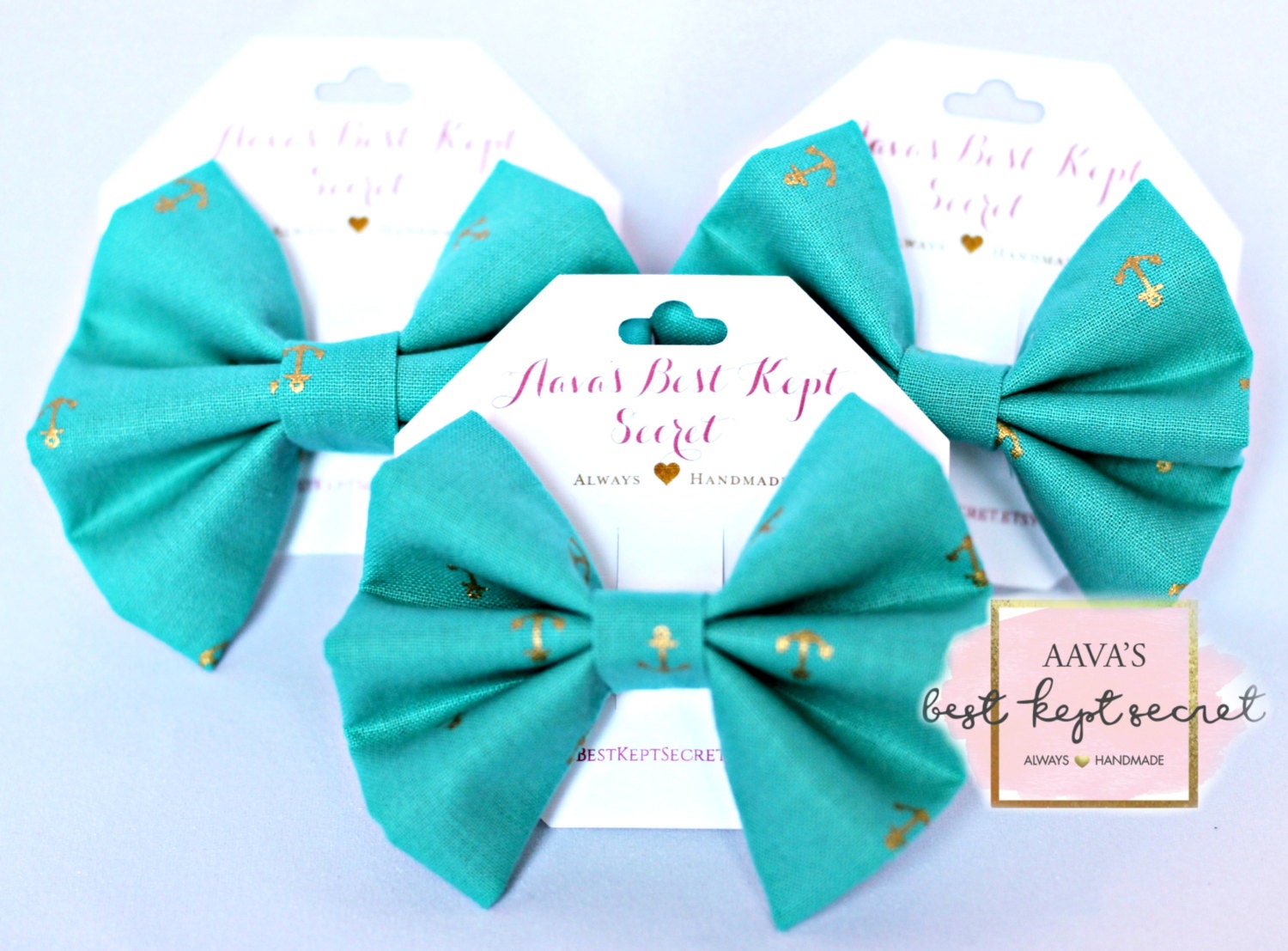 Nautical Hair Bows wedding Hair clips hair clips baby hair