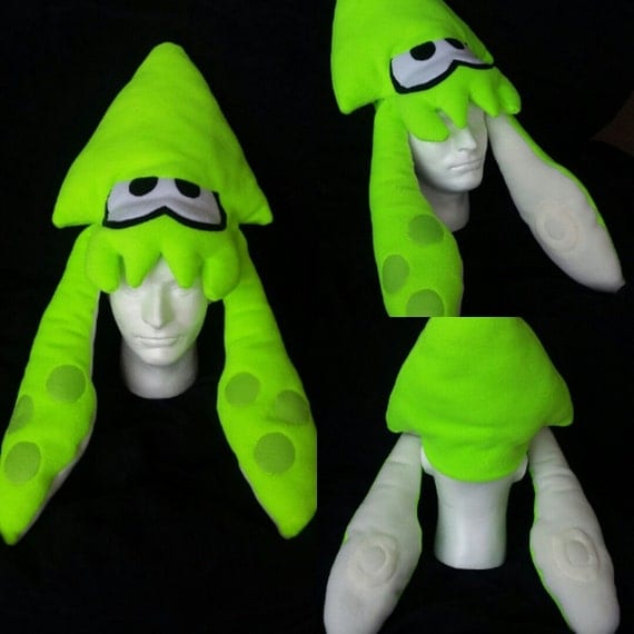 Splatoon Inkling Hat by HeadGameHats on Etsy