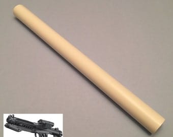 Star Wars British Sterling L2A3 Receiver Tube 38.1mm for the L2A3 SMG Stormtrooper Blaster E11 Build. -PVC 18+ inches in length