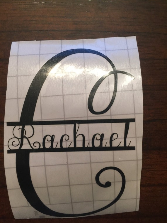 Monogram Vinyl Lettering for Yeti