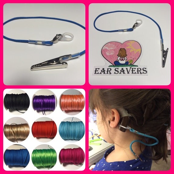 Custom Single Hearing Aid Lanyard Clip