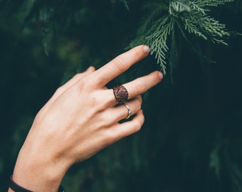 Tribal Leather Ring