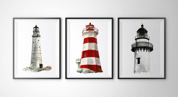 Lighthouse Wall Art lighthouse art set of 3 art prints8x10 .lighthouse Lighthouse Wall Art lighthouse art set of 3 art prints8x10 .lighthouse