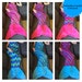 Mermaid Tail Blanket Fleece for Kids and Adults- Embroidered Mermaid Tail Fleece Sleeping Bag for Kids and Adults