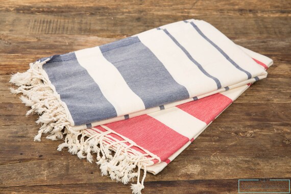Eco Friendly Turkish Towel Mykonos Beach Towel | Bath Towel | Turkish Cotton | Peshtemal | Striped Towel | Boho towel | All Natural