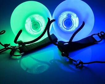 Clearance - Pulse Electronic LED Poi Balls - Set of 2 - Coachella Festival EDC Gear Rave Gear Light Show Light Balls LED Balls