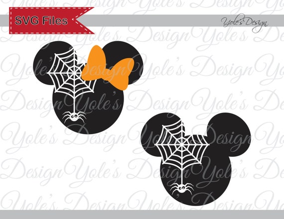 Download Mickey and Minnie Mouse Spider Halloween SVG Disney by ...