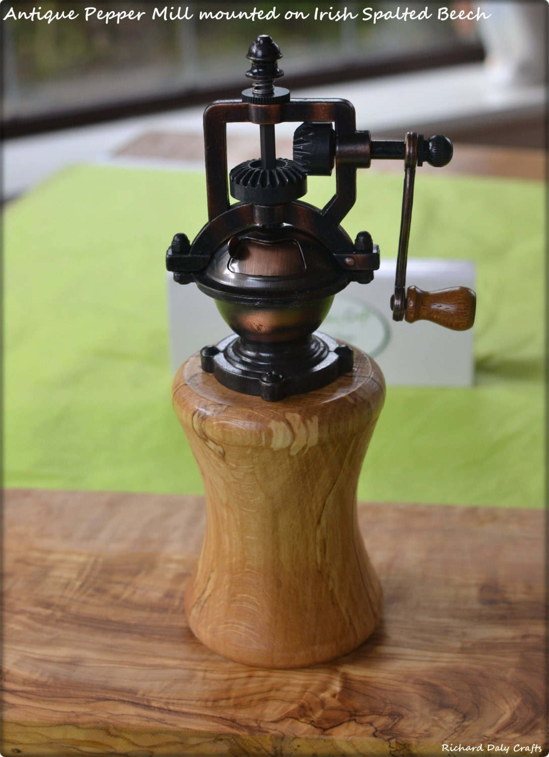 Pepper Mill Antique Pepper Mill Hand Turned By Irishpenshandmade