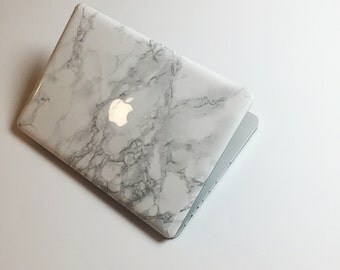 Marble MacBook Skin / Sticker for MacBook Air, MacBook Pro, MacBook Pro Retina. The Original Marble MacBook Decal - Handmade in the USA.