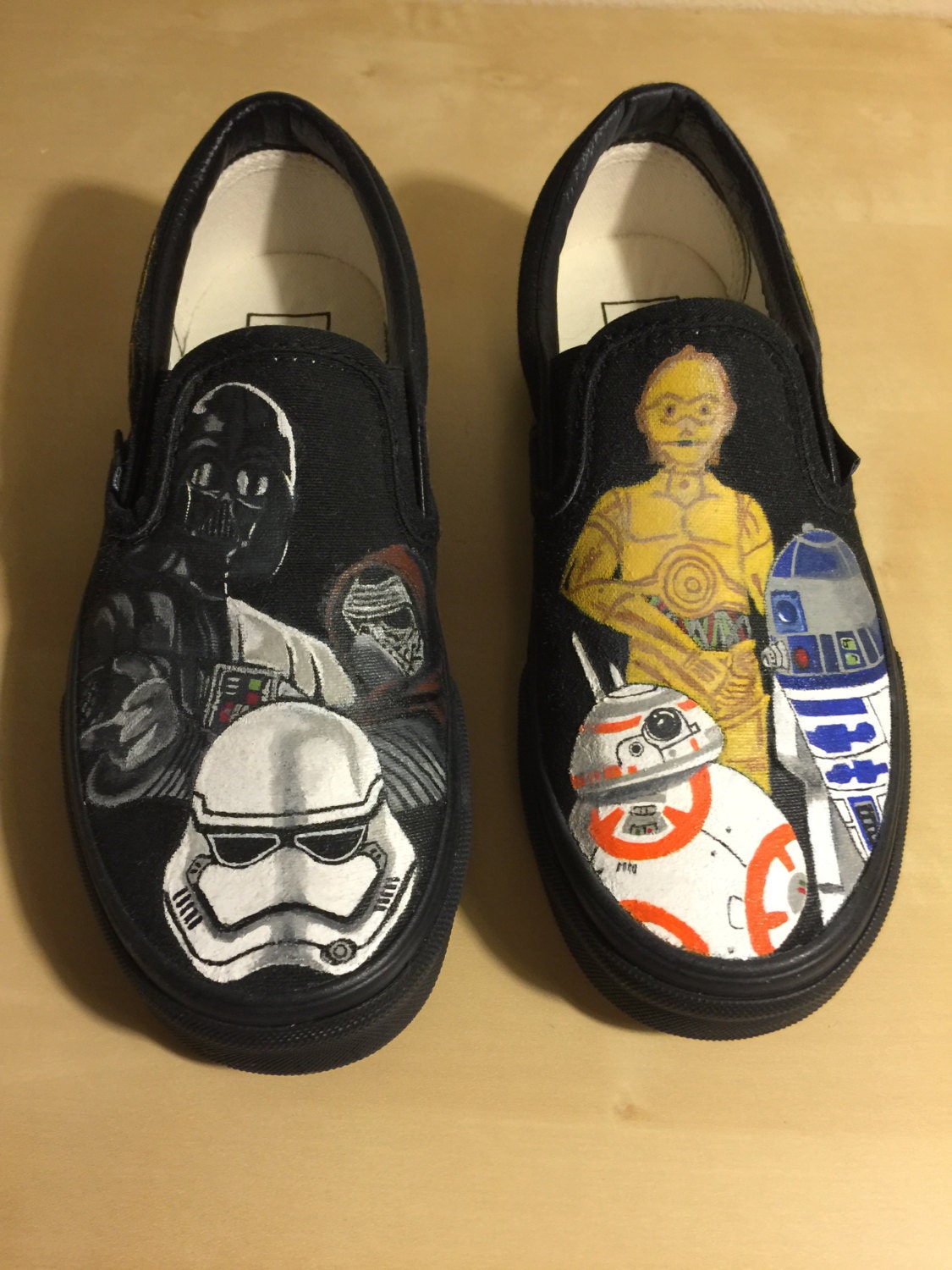 star wars painted vans