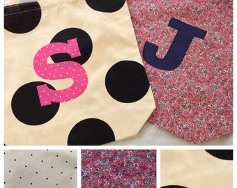 Burp cloth set of 2: One with CUSTOM name or by MakeAndBeMary