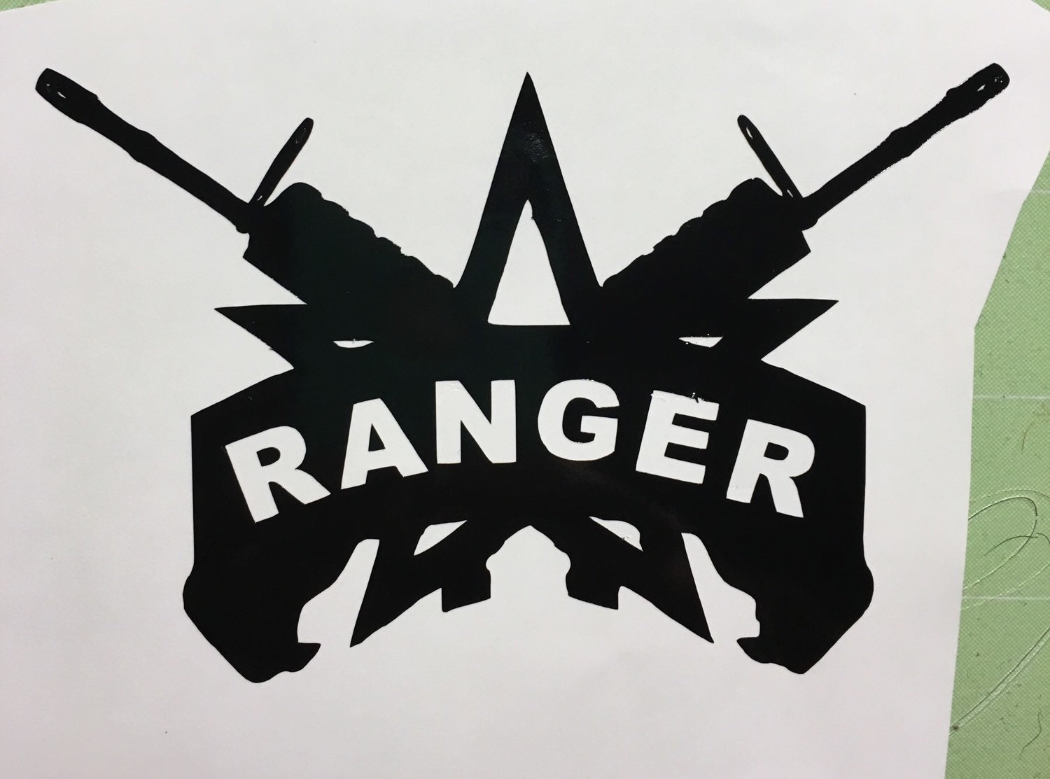 Army Ranger Decals Army Military