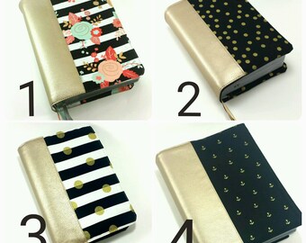 Custom size Bible cover YOU CHOOSE gold styles