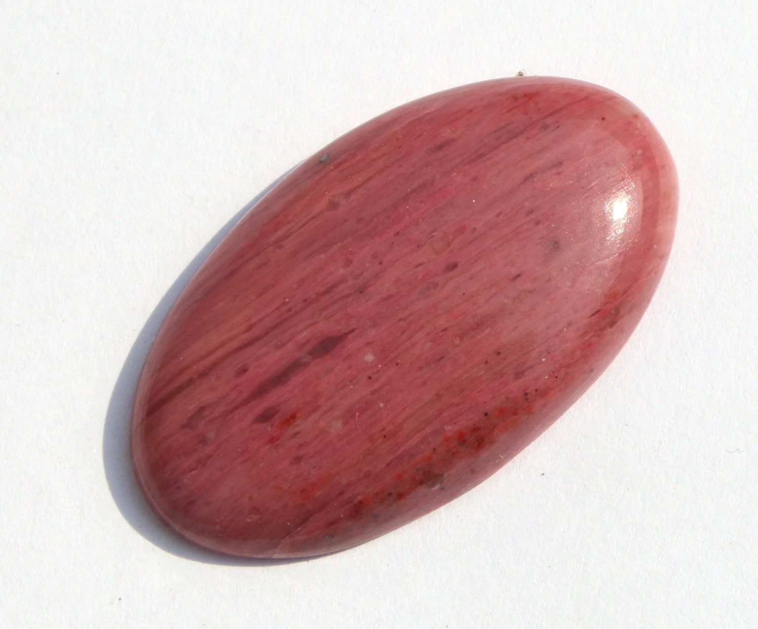 18x31 mm Natural Pink Jasper Gemstone Oval Cabochon / Natural