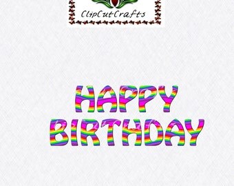 Download Happy birthday clips | Etsy